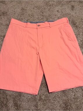 Walter Hagen Golf Shorts Mens 36 Salmon Pink 10'' Inseam Pockets